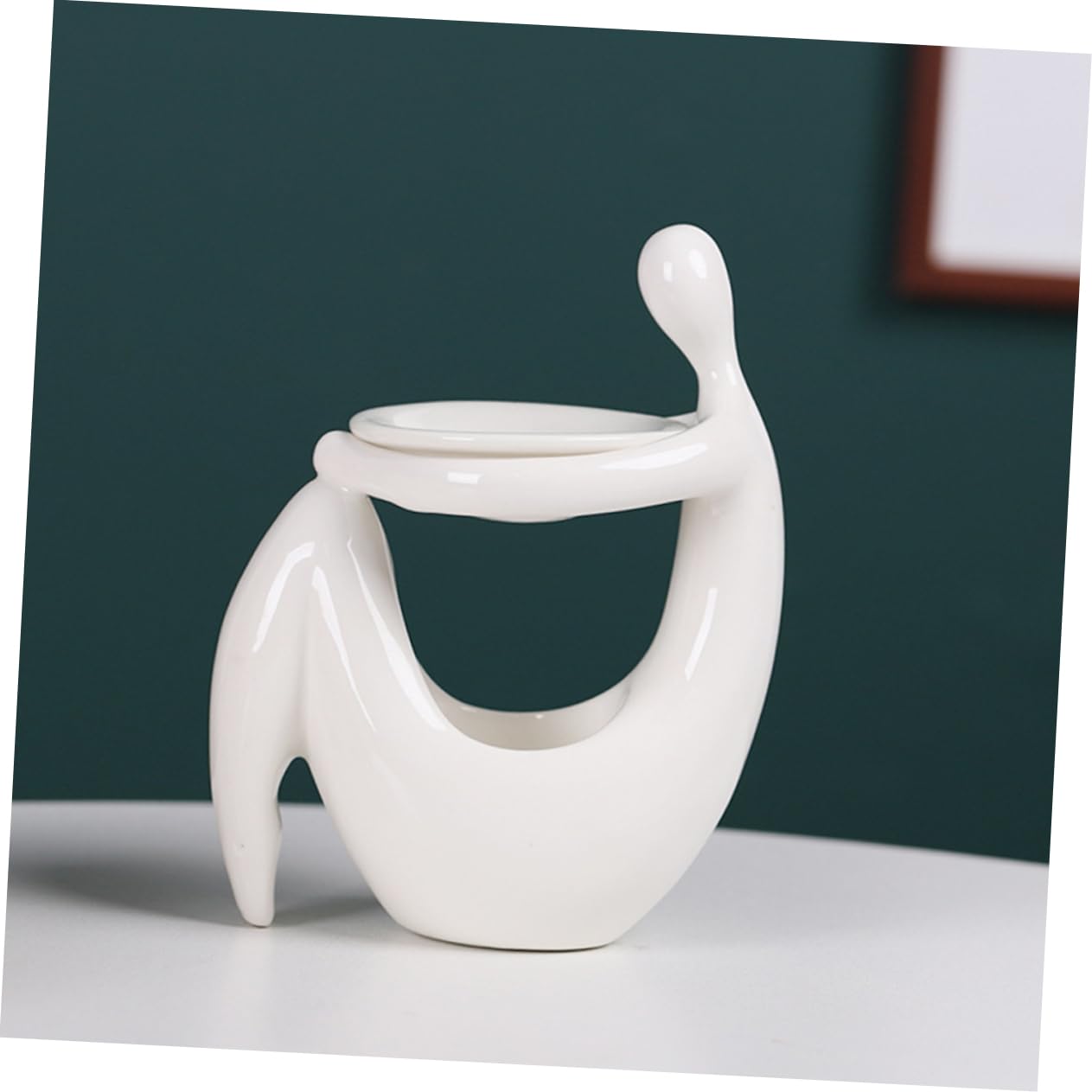 Cabilock Quemador de aromaterapia de cerámica Quemador de de Aceite Esencial Quemador de Aromas de cerámica meditacion aceites Esenciales candelero Adorable Quemador de
