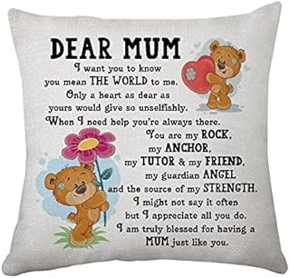 Hasodeo Grandson Gifts from Nanny Grandson Cushion Cover 45 x 45 Gifts for Grandson Christmas Birthday Gift Throw Pillow Cases Decorative Square Cushion Cover for Soft Home Decor (Style 2)