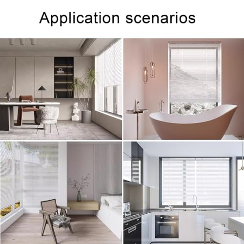 Persianas venecianas de aluminio duraderas con lamas horizontales para el hogar 6