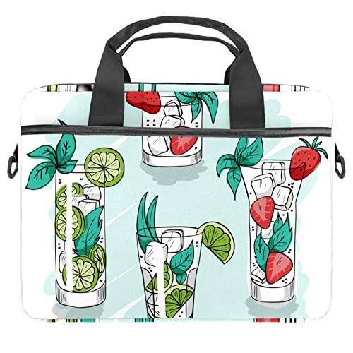 Sacoche ordinateur 13 à 14.5 pouces Vert aquarelle multicolore