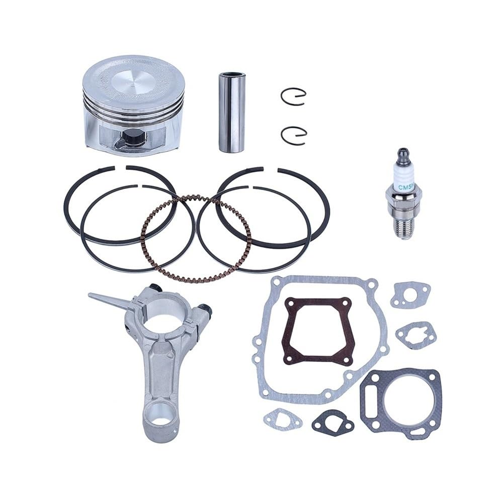 Piston 68 mm GX160 kit bielle segments moteur tondeuse
