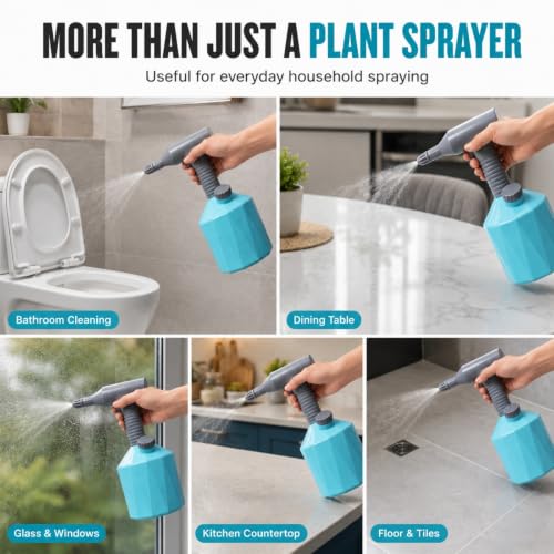 Image of SMILEDRIVE 1L Garden Sprayer with 2000 mAh Rechargeable Battery