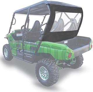 QYMOTO UTV Rear Windshield,Back Window Dust Stopper Sun Block for KAWASAKI TERYX 4 800 2013-2023