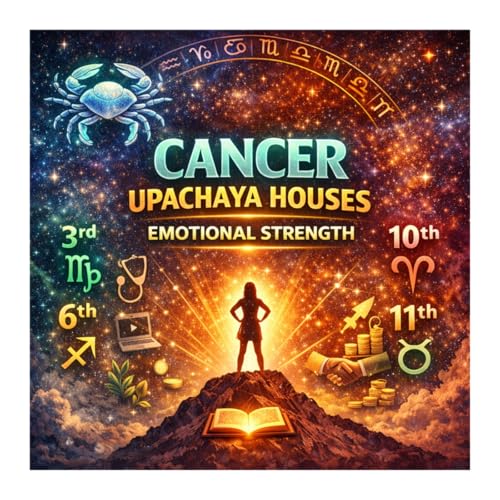 Cancer Rising Upachaya Houses Explained | Emotional Growth, Career Karma & Leadership in Jyotish