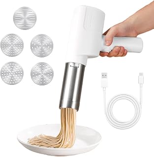 Elektrische Nudelmaschine Handheld mit 5 Pressformen