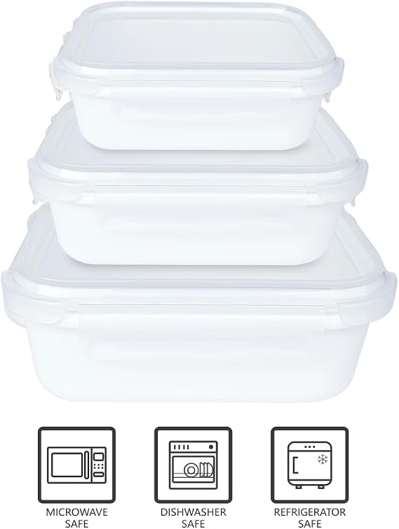 Neoflam Opal Glass 13oz Rectangular Food Storage - Transparent Lid