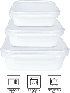 Neoflam Opal Glass 13oz Rectangular Food Storage - Transparent Lid