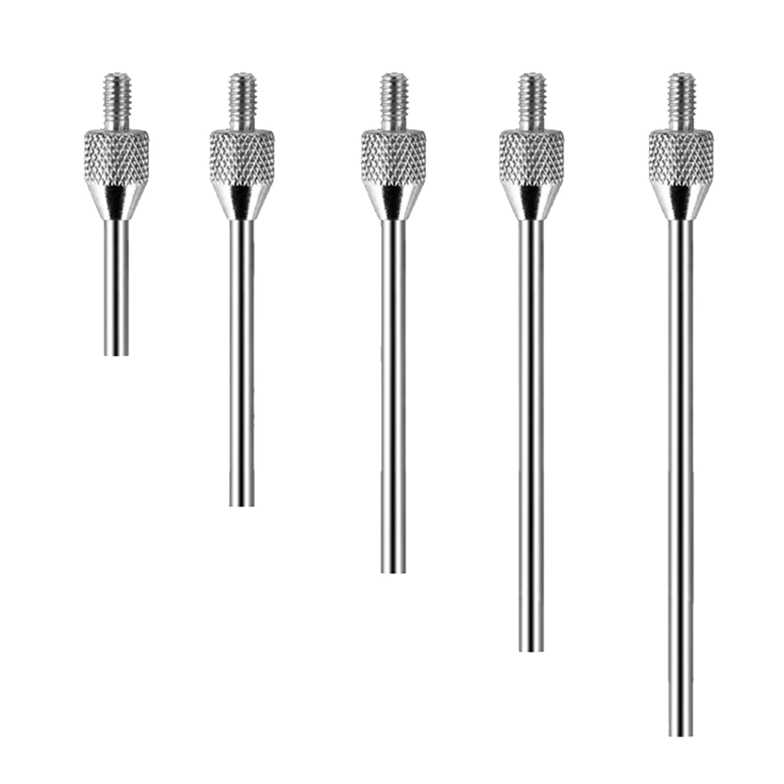 Oxxggkao C Thread M 2.5Mm Tip Needle, Pointed End Point For Inidcators, Steel, Indicators Probes Thread Measurement Device