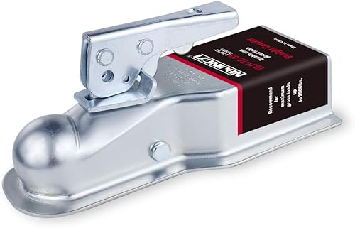 Miniatura 13 de Acoplador Recto para Remolque Bola de 2" Ancho de Canal de 2" 3500 LBS Acoplador de Lengüeta de Remolque