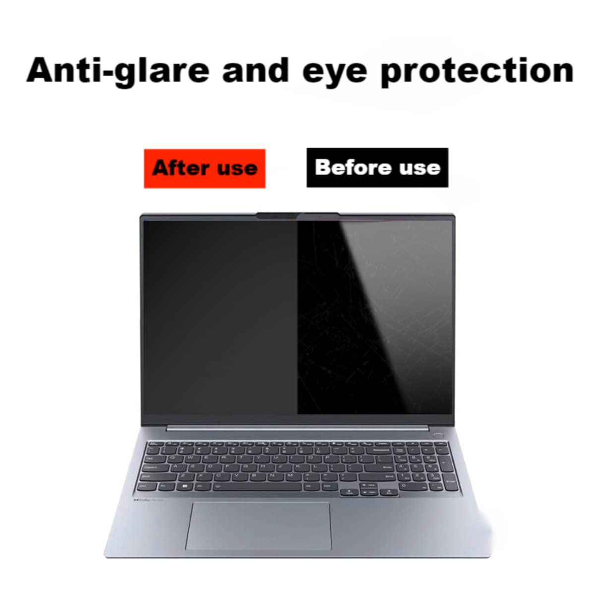 Filtro de pantalla de privacidad para laptop de 17.3 pulgadas 16:9 - Escudo de privacidad para monitor de computadora y protector antirreflejos