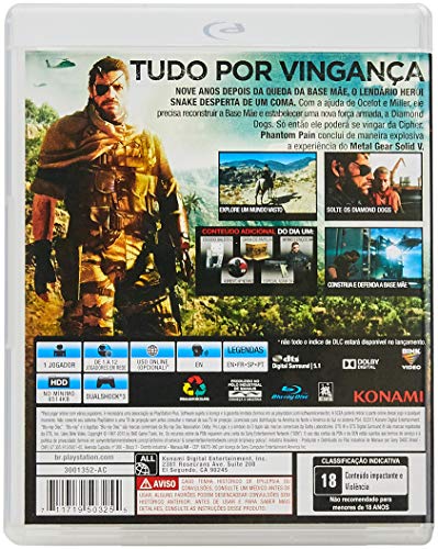 Metal Gear Solid: The Panthom Pain - PlayStation 3