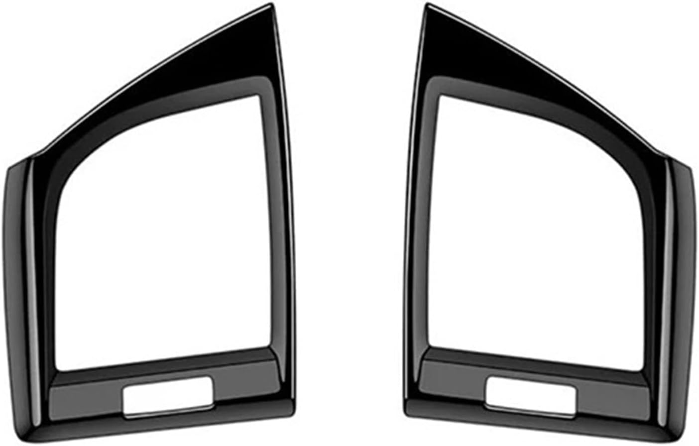 Fit for Toyota Fit for Alphard 40 Series 2023 Bright Black Dashboard Air Condition Vent Outlet Cover Trim Frame Sticker Parts