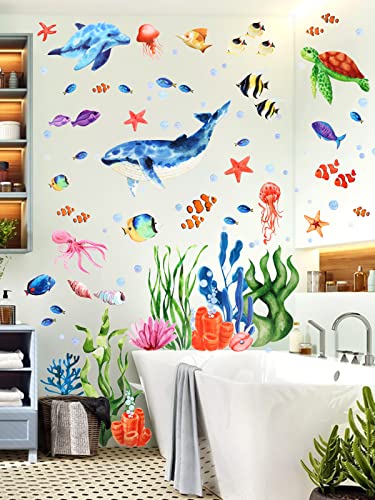 Kalolary Under the Sea Ocean Wall Decals #TOP24
