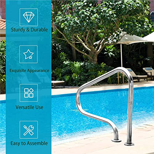 Barandal para Escalera de Piscina de Acero Inoxidable miniatura 2