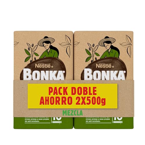 Bonka Café Molido Mezcla 2 x 500 g Pack Ahorro