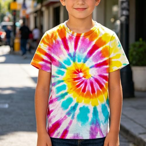 Image of Hgvoetty Boys Girls Graphic T-Shirts Kid 3D Casual Tops Tees for 6-16 Years