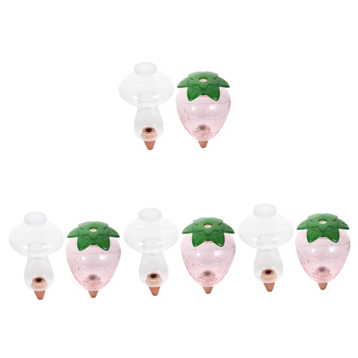 UKCOCO 4 Ensembles Dispositif Arrosage Automatique Outils Arrosage pour Plantes Système De Distribution Eau Créatif pour Plantes Pot Goutteurs pour Intérieur Et Extérieur 2 Pièces * 4