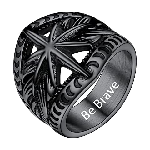 PROSTEEL Black Custom Men's Pinky Ring Cover