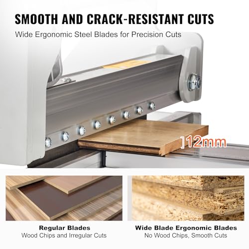Image of VEVOR Floor Cutter 330mm, Cuts Vinyl Plank, Laminate, Engineered Hardwood, Siding, 12mm Cutting Depth Effortless and Easy Cutting, Vinyl Plank Cutter for LVP, WPC, SPC, LVT, VCT, PVC, and More