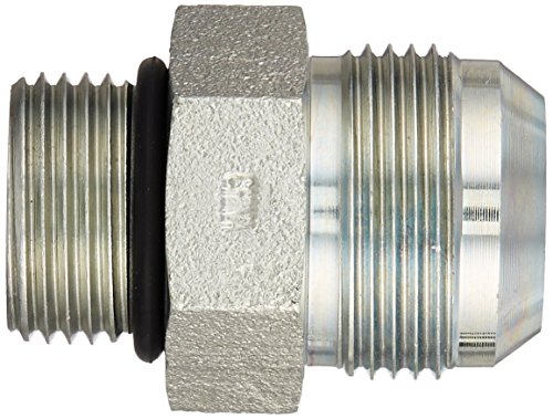 Image of Brennan Industries 6400-16-12-O Steel Straight Tube Fitting, 1-5 /16 inch-12 SAE x 1-1 /16 inch-12 SAE ORB Thread, 1 inch Male JIC x 1 inch Male O-Ring Boss