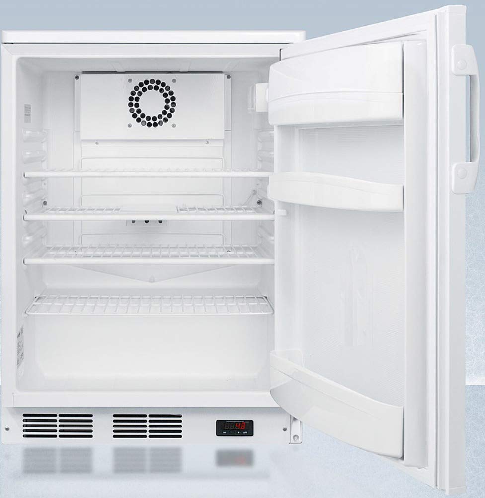Accucold FF6LWPLUS2 24-Inch Wide All-Refrigerator - White; NIST Calibrated Temperature Display; Freestanding; Automatic Defrost; RHD (Right-Hand Door Swing); CARB Compliant on Fridge.com