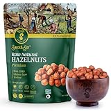 AZNUT Raw Hazelnuts Filbert Nuts, Shelled, Gluten Free, Fresh, Premium Quality 100% Natural Non-GMO Project Certified, Kosher Certified, Great Snacks, Resealable Bag 3 LB
