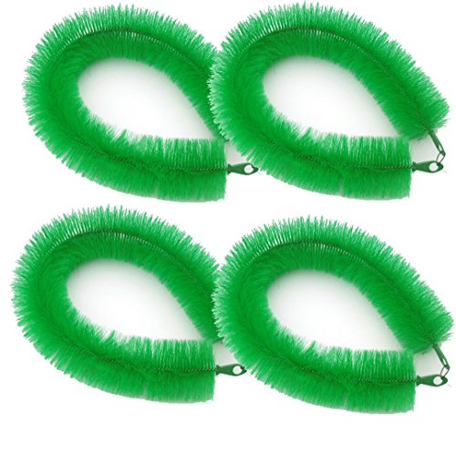 EXCOLO 4X Laichhilfe Laichbürste je 1,3m – Ablaichhilfe Koi & Teichfische, sichere Laichablage ohne Verletzungsrisiko, leicht zu reinigen, hochwertige Fisch Laich Ablage Bürsten