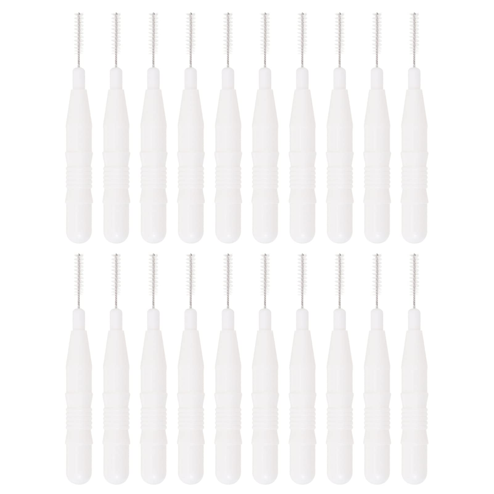 LALAFINA Multi-functional Makeup Brush Set 20pcs Eyebrow Wand Interdental Brush Perfect for Girls Family