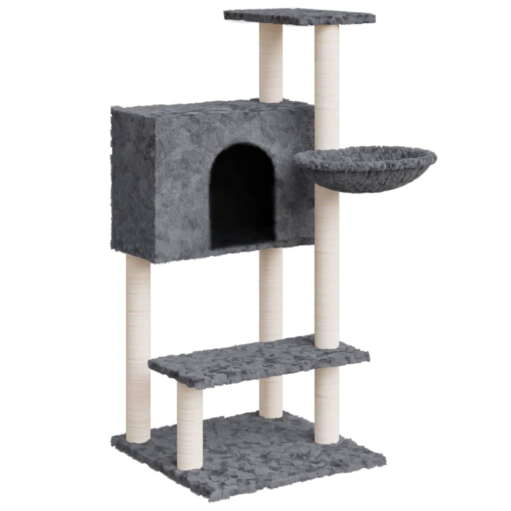 Arbre à chat avec griffoirs en sisal et structure stable pour grands chats