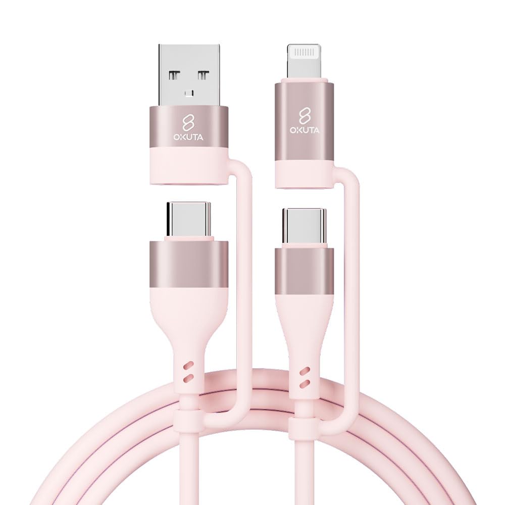 Amazon.co.jp: OKUTA 4in1 マルチ 充電ケーブル USB-A Type-C タイプc
