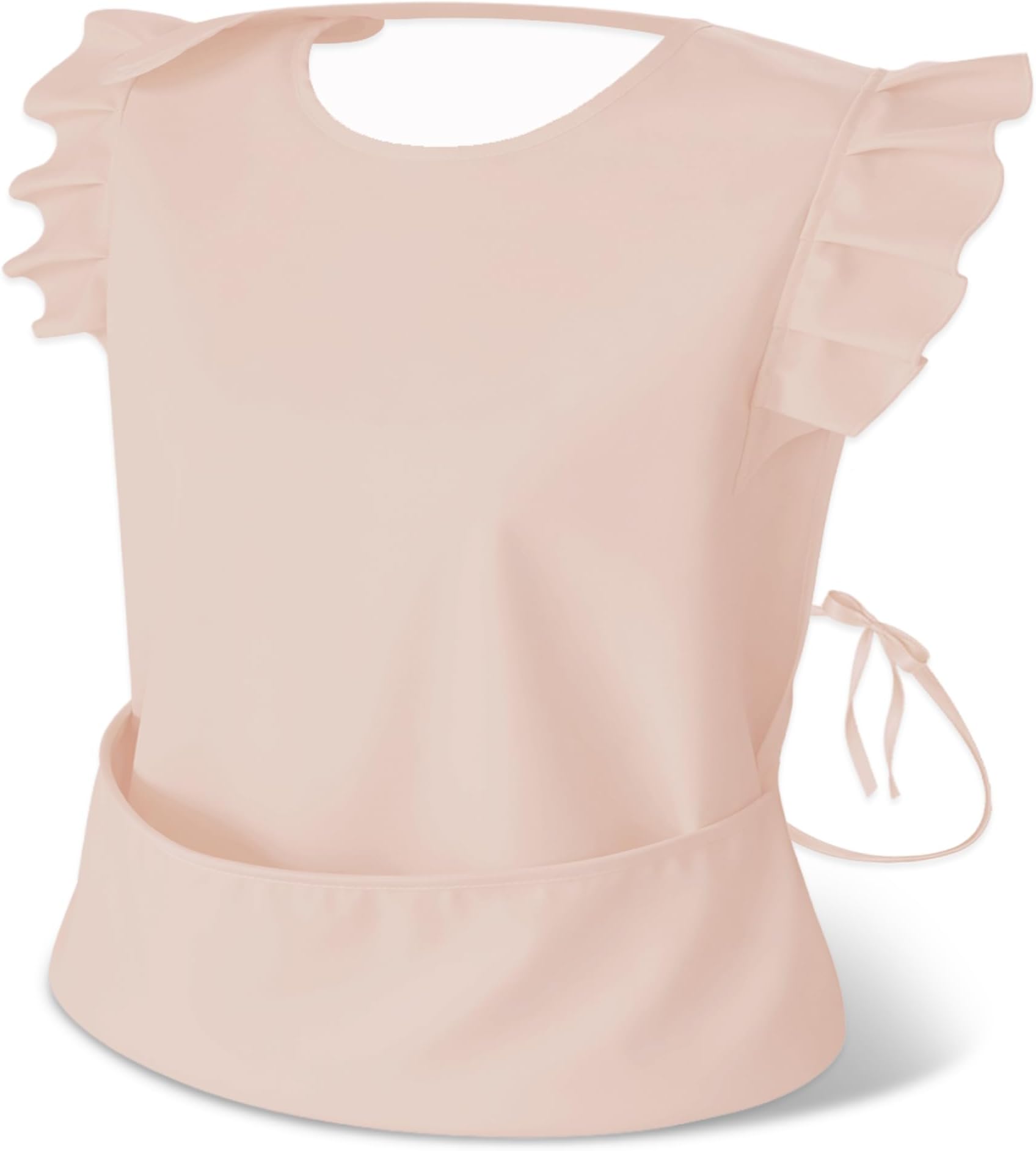 Nursing Apron, Waterproof, For Eating, With Frills, For Women, 3D Pockets, Gentle Design