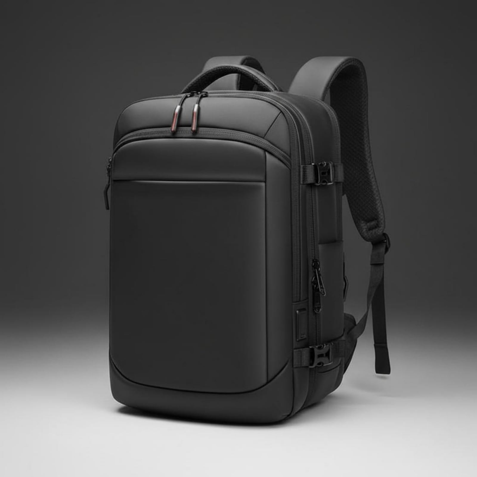 Qianly Zaino Computer 17 Pollici Stile Professionale Casual Zaino Laptop Impermeabile Apertura Apertura completa° Accessorio Informatico per Uomini, Viaggio