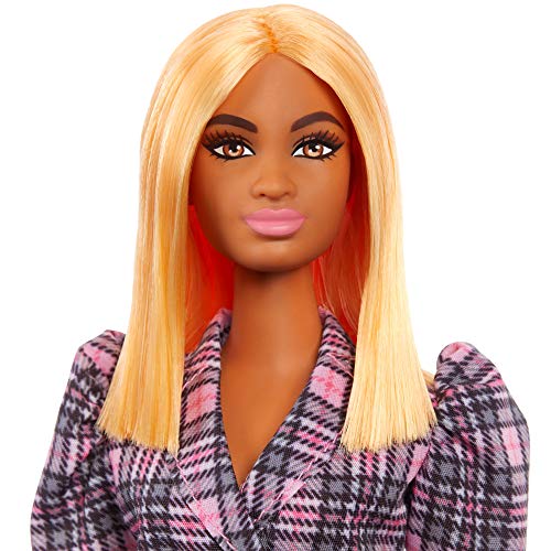 Barbie GRB53 - Fashionistas Puppe im Puff-Ärmel Blazer Kleid, Spielzeug für Kinder von 3 bis 8 Jahren – Bild 4