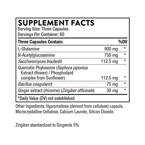 Thorne Perma-Clear - Supplement For Healthy Intestinal Lining Support With L-Glutamine And Probiotics - 180 Capsules #TOP1