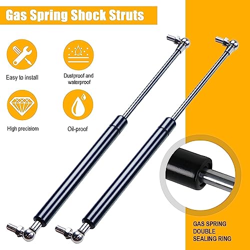 Image of RAB Gas Pumps, Gas Struts, Gas Shocks Lift Support for Cabinet (Code- Gas Pump, Size- 12 inch Load Capacity:- 10 kg, Color- Black, Pack of 1 Set of 2 PCS)