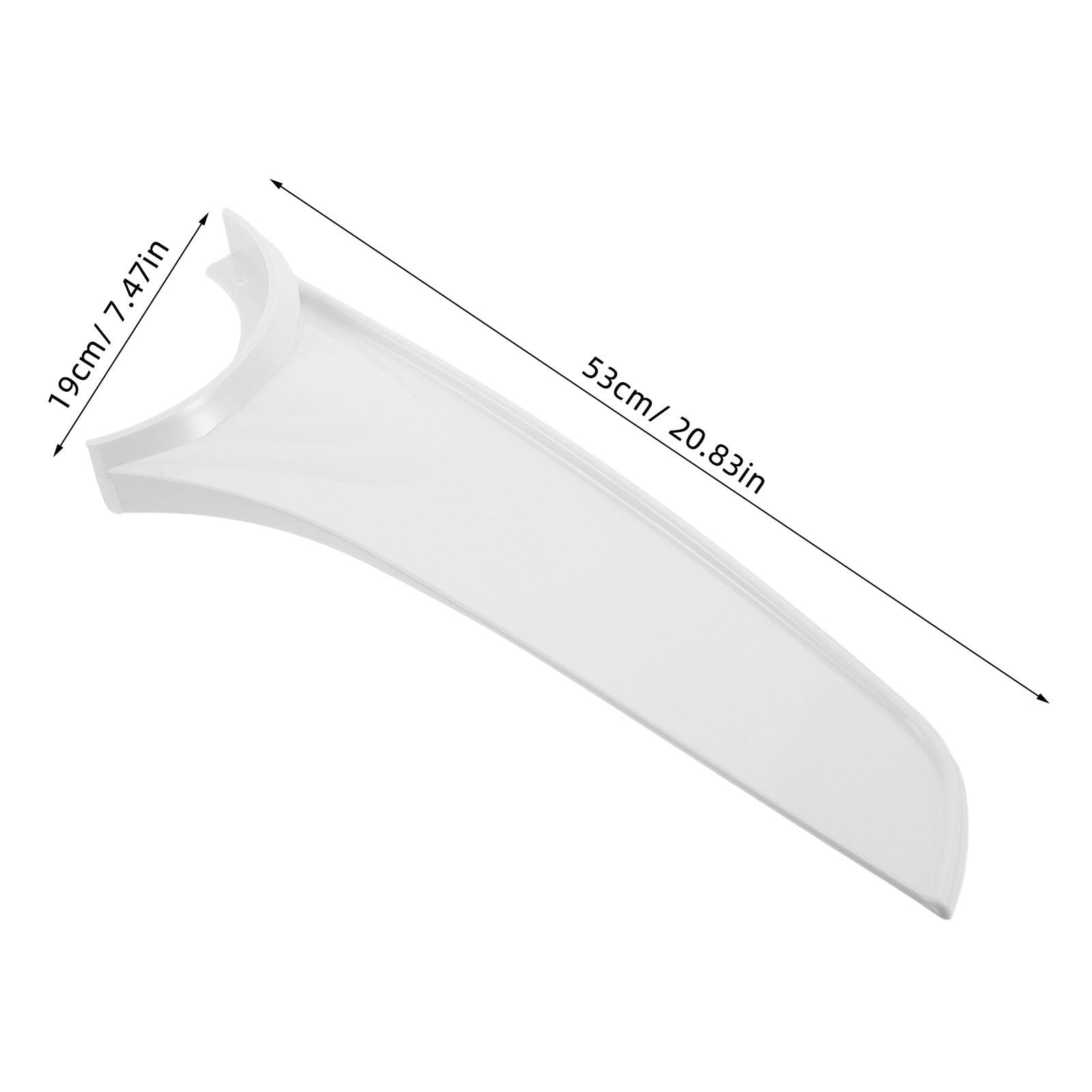 EXCEART 3 Pezzi Ventilatore da Soffitto Pale in Plastica Bianco