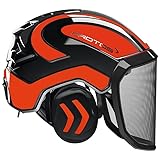 Pfanner PROTOS プロトス フォレストヘルメット (ブラック×ネオンオレンジ)