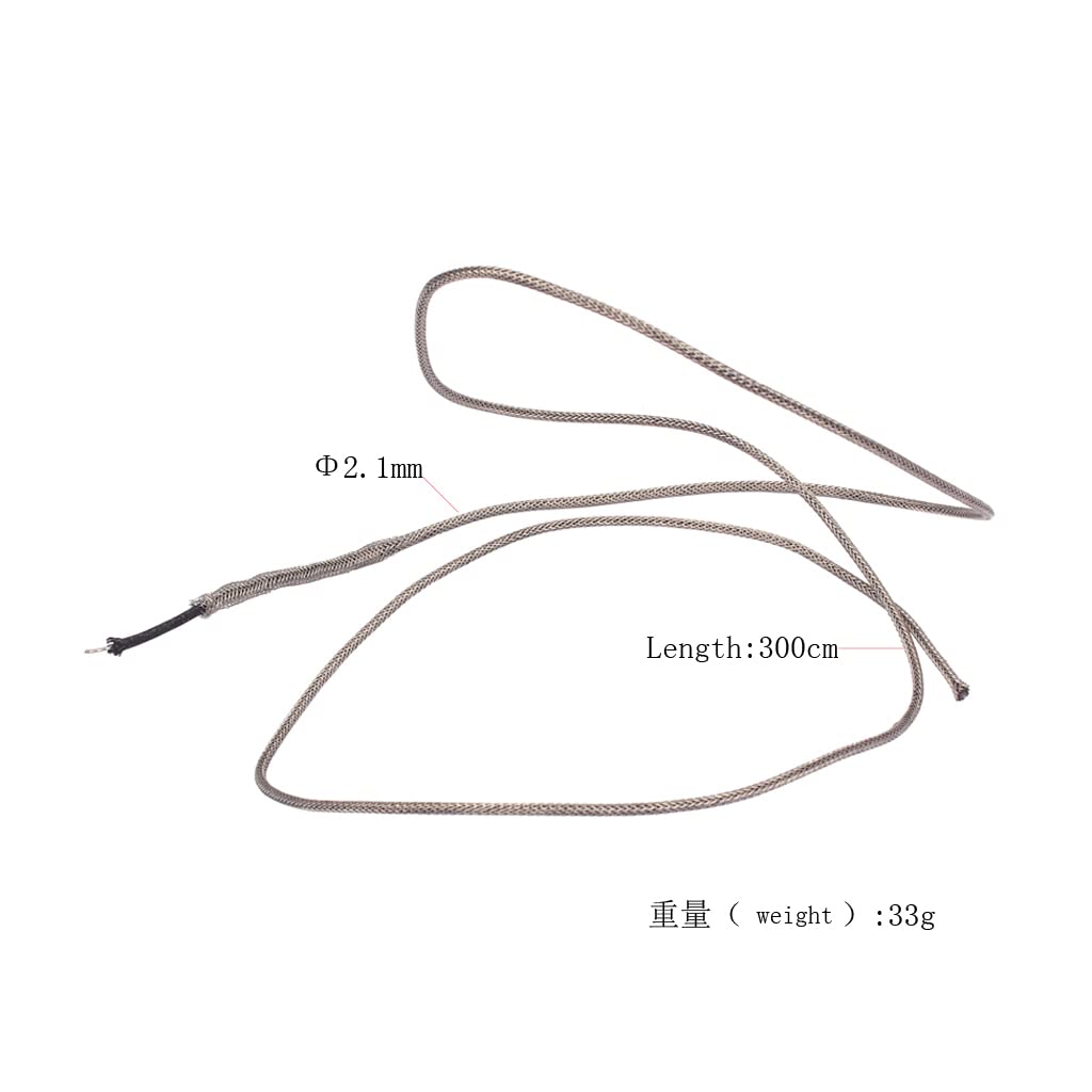 Ogdni 3.3 Feet Pre-tinned Guitar Wire 22awg Cloth-covered Push Back Vintage-style Wire For Guitar Wiring,Kits and Harnesses (GU405) - Image 4