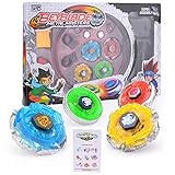 beyblade metal fusion arena set ♥ El kit contiene seis spinners: poseen diferentes diseños y habilidades diferentes, incluyendo la habilidad de ataque y larga duración. El paquete incluye: 4 x Spinner + 2 x Launcher + 2 x tirar de la cinta + 1 x Cinta de tirar + 4 x Pegatina + 1 x manejar + 1 x arena