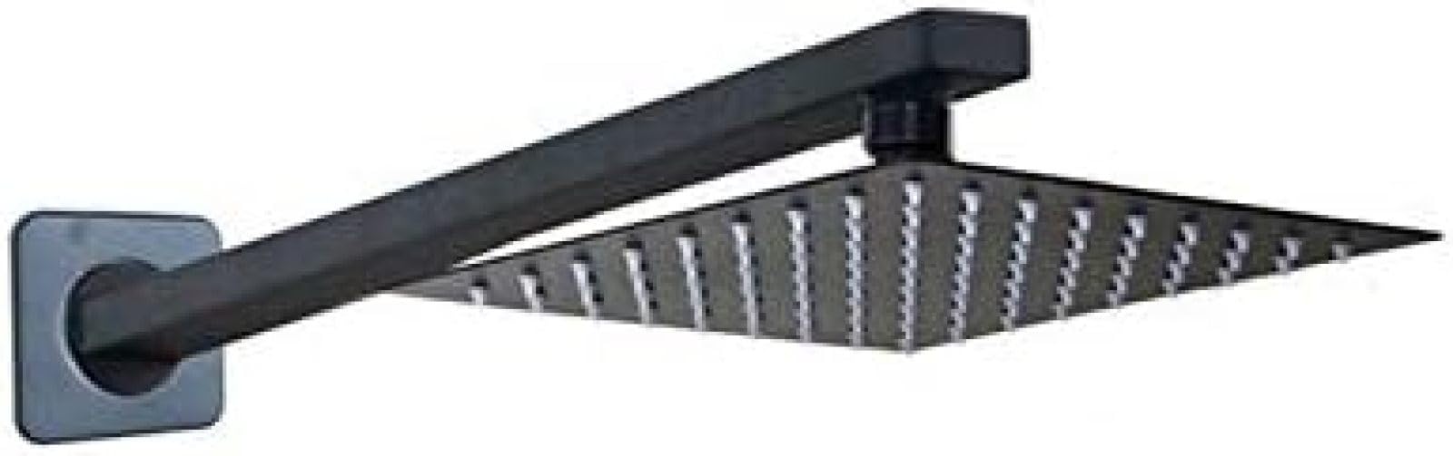 Cyfrowa Bateria Prysznicowa Z Wyświetlaczem LED, 3-funkcyjna Mieszająca Czarnego Mosiądzu Deszczownicą I Prysznicem Ręcznym (konfiguracje 10"/16")(10 Inch Full Set)