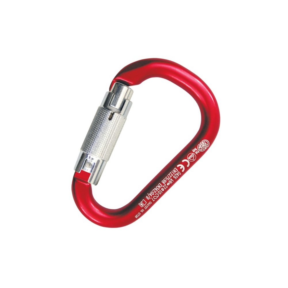 Desconocido H.m.s. Napik Carabiner Aluminium Twist Lock-Anodised Carabiner, Unisex Adult