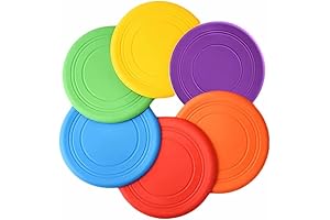 Kids Flying Disc Toy Outdoor Playing Lawn Game Disk Flyer for Kindergarten...