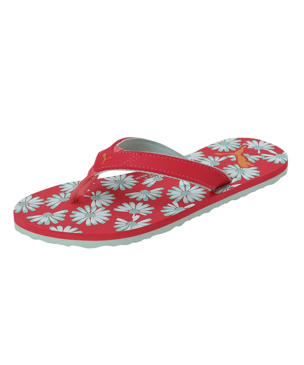 Puma Womens Flurry WNS Sun Kissed Coral-Mist Green White-Zinnia Slipper-7 Kids UK (39014602) (B09RPSLNBW) Amazon Price History, Amazon Price Tracker