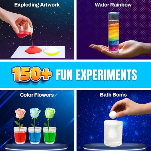Image of Physics Wallah Science Explorer Kit for Kids 8+, 150+ STEM Experiments with Step-by-Step Manual, DIY Science Projects, Educational Learning Toy, Hands-On Activities, Birthday Gift for Boys & Girls