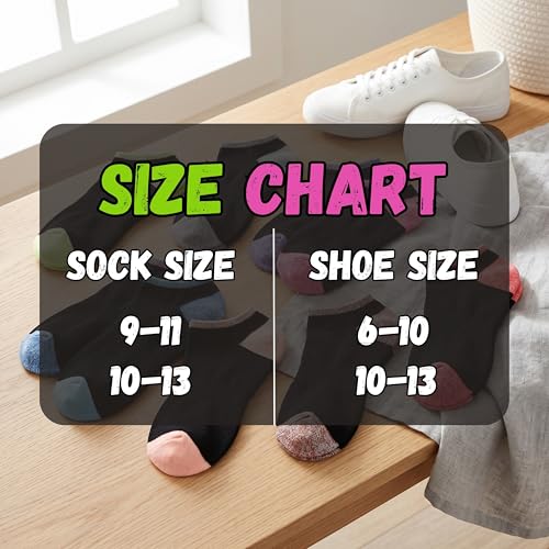 Image of Tipi Toe Women's 20 Pack Colorful Low Cut Socks - Lightweight, Breathable Design for All-Day Comfort Sizes 9-11 /10-13