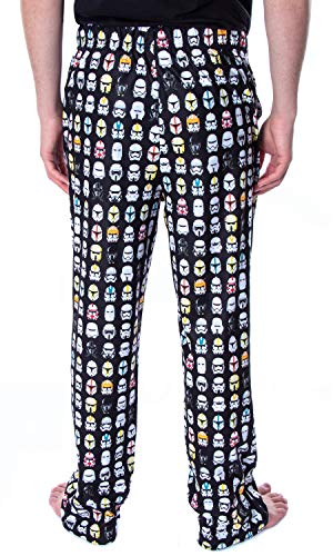 Star Wars Men's Ultimate Stormtrooper Head Allover Pattern Sleep Pajama Pants4