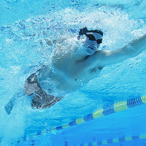 Pantalones cortos de natación para hombre con diseño multicolor de lobos 5