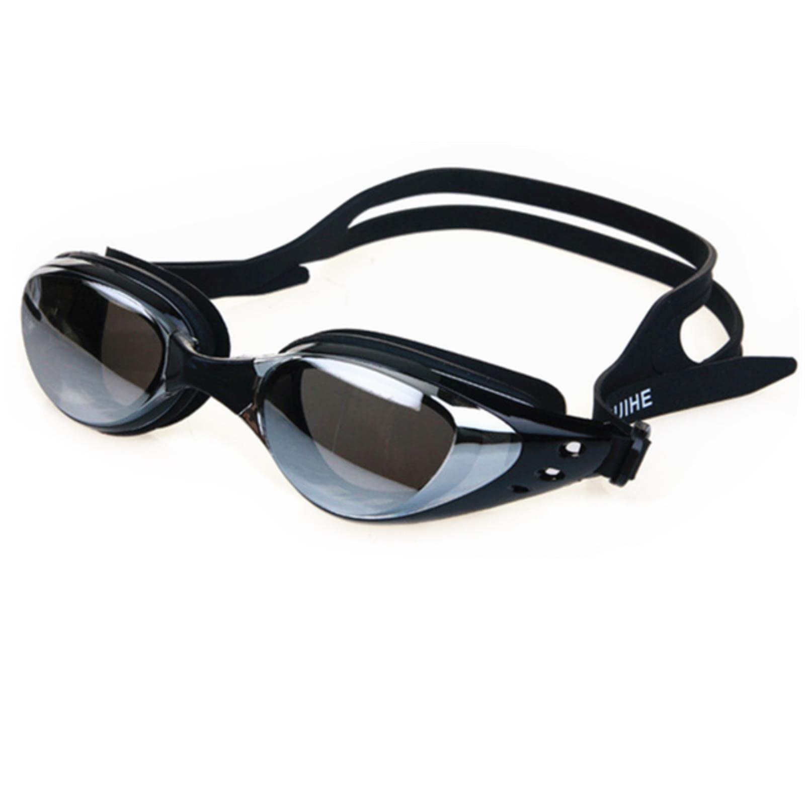 gafas, Gafas de natación for hombres y mujeres, antivaho, con prescripción UV, impermeables, silicona, ajustables, for piscina, for adultos, gafas buceo