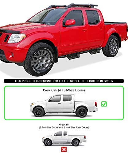 Estribos de acero inoxidable 6.5 pulg para Nissan Frontier miniatura 2