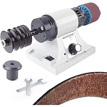 Leather Polishing Burnishing Machine, 110V Leather Edge Grinding Machine for All Vegetable Tanned Leather Products